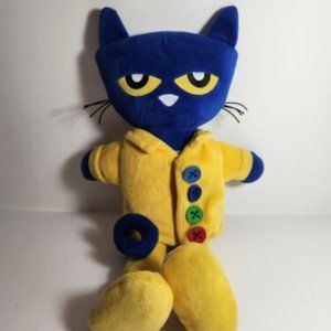 Zoobies Pete the Cat Book Buddies Plush Pajama Day Storybook Stuffed Animal 16"
